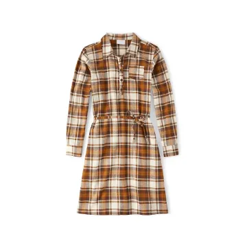 The Children's Place Women's Fall Plaid Long
                                Sleeve Dress