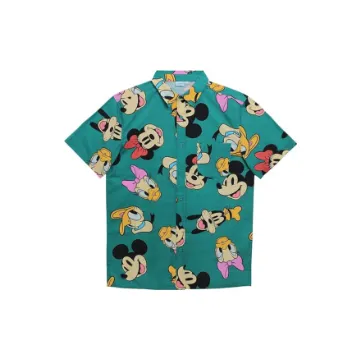 Disney Men's Mickey and Friends Button Down
                                Shirt