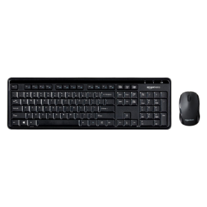 Amazon Basics 2.4GHz Wireless Computer Keyboard
                                and Mouse Combo